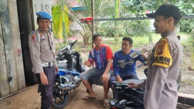 Polsek Teluk Meranti Gelar Patroli Antisipasi C3 di Wilayah Pasca Pasar Ramadhan