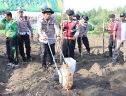 Polres Aceh Tengah Tanam Jagung Serentak Kuartal I 2026, Dukung Swasembada Pangan Nasional
