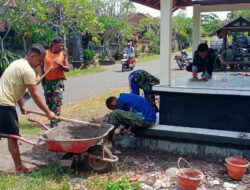 Keamanan Desa Meningkat, TNI Rampungkan Rehabilitasi Pos Kamling di Tibu Beleng Kelod