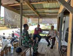 Polsek Langgam dan TNI Koramil 09 Gelar Silaturahmi untuk Jaga Kamtibmas