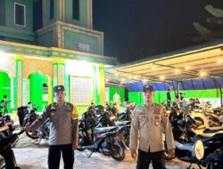 Polsek Langgam Amankan Salat Tarawih di Desa Segati, Jemaah Diimbau Waspada Curanmor