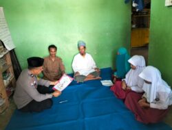 Bhabinkamtibmas Jaring Dai Cilik untuk Lomba Green Policing Polda Riau