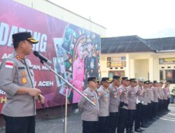 Kapolres Aceh Tengah Cek Inventaris Senpi Organik, Pastikan Tidak Ada Penyalahgunaan