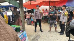 Polisi Kerumutan Pastikan Keamanan Pasar Ramadhan Jelang Waktu Berbuka