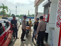 Polisi Lakukan Patroli di Swalayan dan SPBU Pangkalan Kerinci