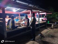 Patroli Malam Polsek Kerumutan Cegah Premanisme dan C3