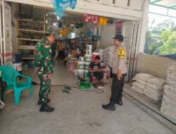 Polisi Langgam Perkuat Sinergitas dengan Koramil 09 melalui Silaturahmi Personel