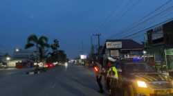 Polsek Pangkalan Kuras Gelar Patroli Subuh, Antisipasi Balap Liar dan Kejahatan C3