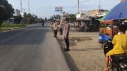 Polisi Turun ke Jalan, Arus Lalu Lintas Pasar Ramadhan Tetap Aman dan Kondusif