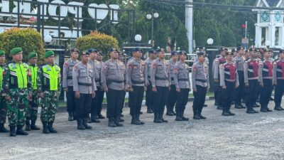 Apel digelar sebagai bentuk kesiapan pengamanan Idul Fitri 1447 H serta memastikan situasi kamtibmas tetap aman dan kondusif selama arus mudik dan perayaan Lebaran.