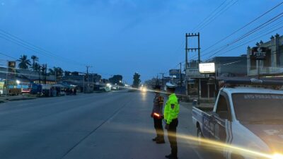 Patroli Subuh Polsek Pangkalan Kuras Cegah Balap Liar dan Tindak Pidana C3