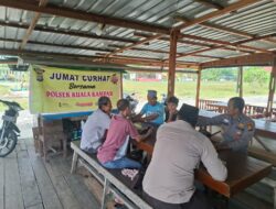 Jumat Curhat Polsek Kuala Kampar, Warga Soroti Karhutla dan Gangguan Knalpot Brong