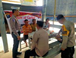 Jumat Curhat Polsek Pangkalan Kuras, Warga Sorek Satu Keluhkan Balap Liar Usai Salat Subuh