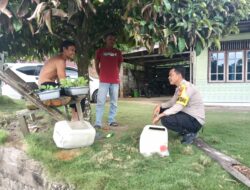 Sambangi Warga, Polisi Ingatkan Harkamtibmas dan Waspada Hoaks