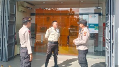 Cegah Kejahatan C3, Polisi Patroli di Area Perbankan Pangkalan Kerinci