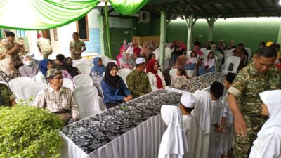 Koramil 0820-01 Kanigaran Probolinggo dan Media Online Nasional Pena Trisula Group Gelar Kegiatan Bagi Takjil dan Buka Bersama