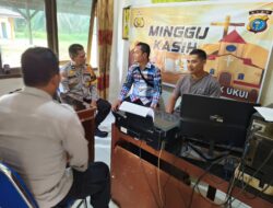 Polsek Ukui Gelar Minggu Kasih di Mapolsek