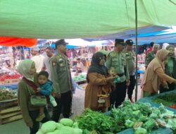 Polsek Pangkalan Kuras Patroli Pasar Baru Sorek Satu, Antisipasi Kejahatan C3