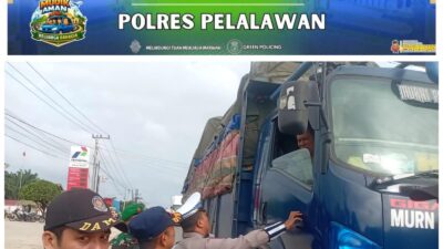 Operasi Ketupat 2026, Pos Pam Ukui Sosialisasikan Pembatasan Truk di Jalintim