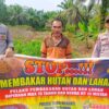 Polsek Teluk Meranti Sebarkan Maklumat Kapolda Riau untuk Cegah Karhutla