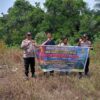 Cegah Karhutla, Polsek Pangkalan Lesung Sambangi Masyarakat Desa Tanjung Kuyo