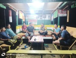 Cegah Balap Liar dan Premanisme, Polsek Kerumutan Cek Pos Kamling