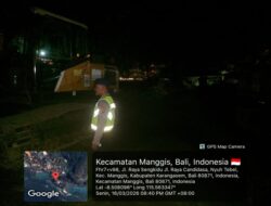 Dukung Operasi Ketupat Agung 2026 Sat Polairud Polres Karangasem, Tingkatkan Patroli Malam