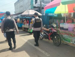 Jaga Keamanan Aktivitas Masyarakat, Polsek Ukui Laksanakan Patroli Pasar