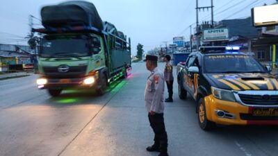 Patroli Subuh Polsek Pangkalan Kuras Cegah Balap Liar, Tawuran, dan Kejahatan C3