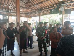 Jaga Ketertiban Jelang Hari Raya Keagamaan, Kodim 1611/Badung Gelar Patroli Gabungan