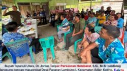 Bupati Taput Tinjau Huntara Sibalanga dan Siapkan Huntap di Pagaran Lambung I