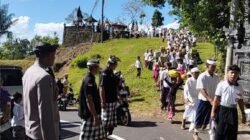 Pengamanan Upacara Usaba Dodol di Desa Adat Duda Berjalan Kondusif, Lalu Lintas Lancar