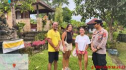 Jelang Nyepi, Kapolsek Bebandem Edukasi Wisatawan Asing di Vlaris Homestay