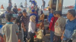 Mudik Aman, Polsek Kuala Kampar Lakukan Pemantauan di Pelabuhan Teluk Dalam