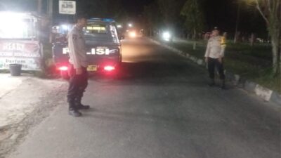Polsek Bunut Gelar Patroli Subuh, Cegah Balap Liar, Tawuran, dan C3