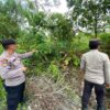 Polsek Pangkalan Kuras Gelar Patroli Karhutla Cegah Kebakaran Lahan di Sorek Satu