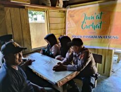 Jumat Curhat di Pangkalan Lesung, Polisi Bahas Keamanan Lingkungan dengan Warga