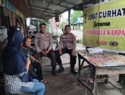 Polsek Kuala Kampar Tampung Aspirasi Warga, Soroti Gangguan Kamtibmas