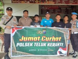 Jumat Curhat Polsek Teluk Meranti, Polisi Ajak Warga Antisipasi C3 dan Gangguan Malam Hari