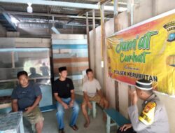 Jumat Curhat Polsek Kerumutan, Polisi Ajak Warga Bersinergi Jaga Kamtibmas