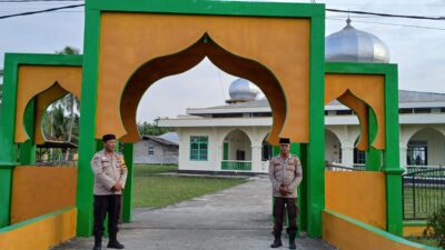 Polisi Lakukan Pengamanan Salat Idul Fitri 1447 H di Kuala Kampar