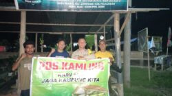 Antisipasi Premanisme hingga Balap Liar, Polsek Langgam Cek Pos Kamling