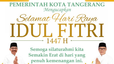 Pemerintah Kota Tangerang mengucapkan Selamat Hari Raya Idul Fitri 1447 H /2026