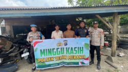 Polsek Teluk Meranti Gelar “Minggu Kasih”, Jemaat Sampaikan Keluhan Cuaca Kemarau dan Balap Liar