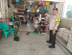 Sinergitas TNI-Polri di Langgam Diperkuat Lewat Silaturahmi Personel