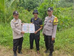 Sosialisasi Maklumat Kapolda Riau, Polsek Kuala Kampar Antisipasi Karhutla