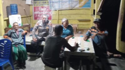 Polisi Hadir di Lingkungan Warga, Wilayah Kerumutan Aman dan Kondusif