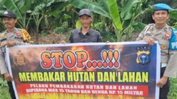 Polsek Teluk Meranti Sosialisasikan Maklumat Kapolda Riau untuk Cegah Karhutla