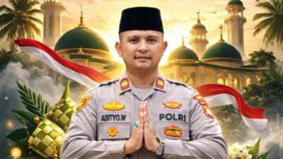 Kapolsek Pinang beserta Staf dan Jajaran mengucapakan Selamat Hari Raya Idul Fitri 1447 H/2026
