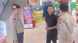 Situasi Kondusif, Polsek Pangkalan Kerinci Pantau Pusat Keramaian dan Objek Vital